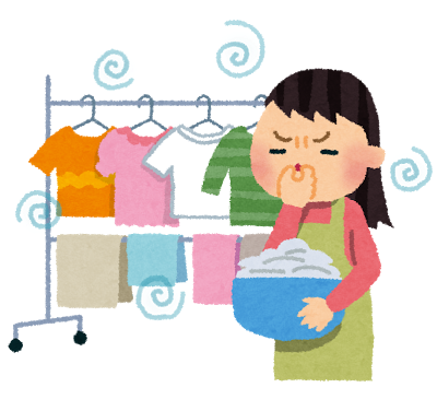 洗濯物が乾きにくい季節~どうしたらいいの??
