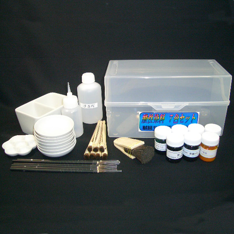 酸性染料7色セット (練りタイプ)