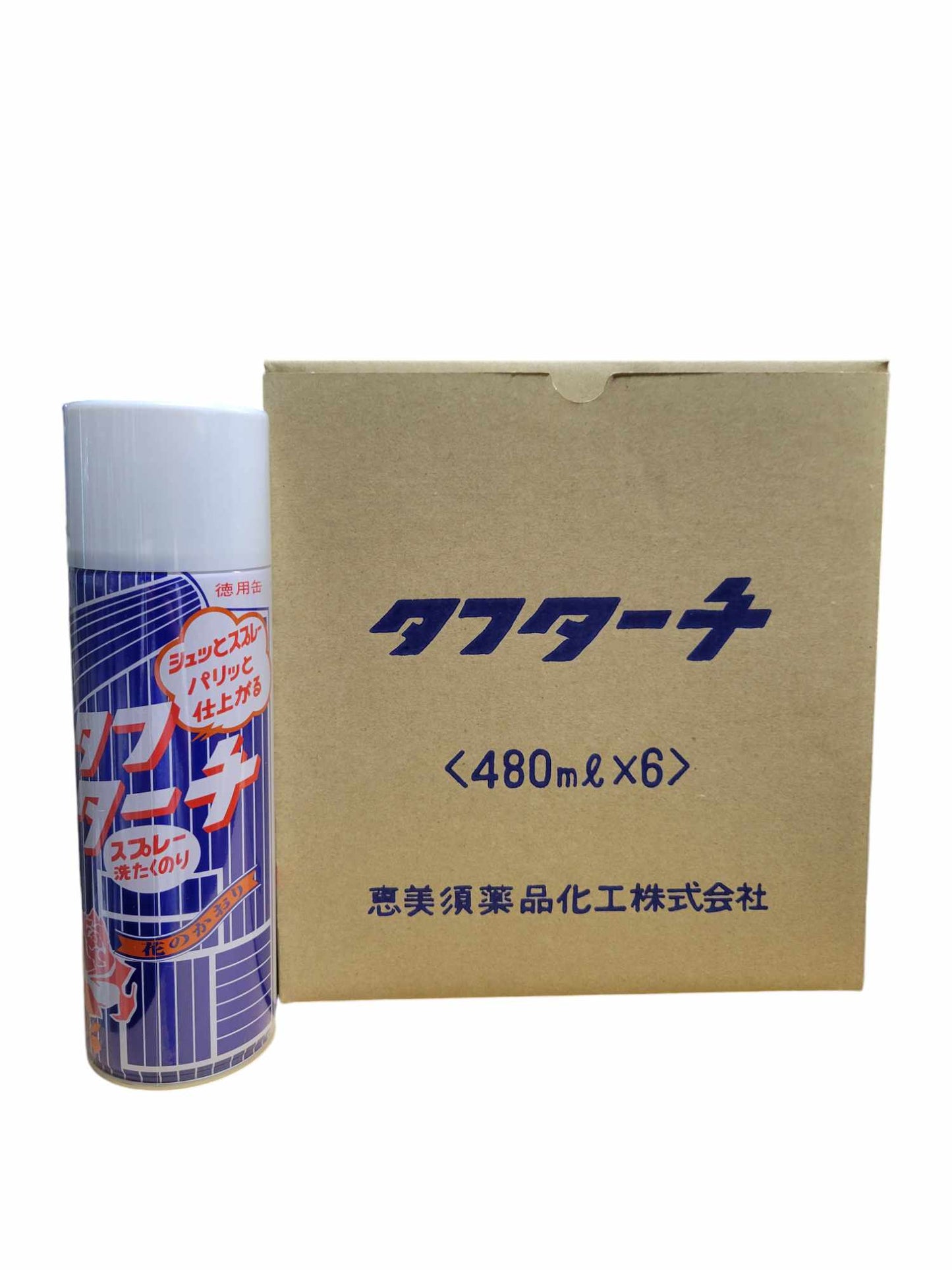 業務用スプレー洗濯糊 タフターチ (6本入) 6本お買上げで1本単価480円(税込528円)