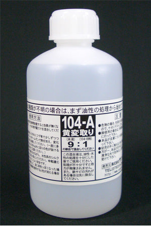しみ抜き剤NO.104A　(黄ばんだシミに104Bと併用)250cc